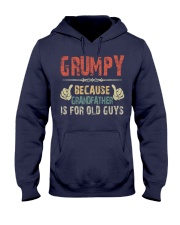 Grumpy Because grandfather for old guys Hooded Sweatshirt tile
