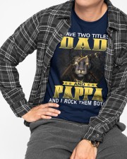 Dad and Pappa lion Classic T-Shirt apparel-classic-tshirt-lifestyle-front-167