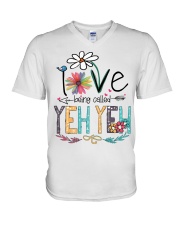 Yeh Yeh Art V-Neck T-Shirt tile