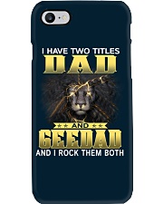 Dad and Geedad lion Phone Case tile