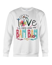 Love being called Bam Bam Art Crewneck Sweatshirt tile