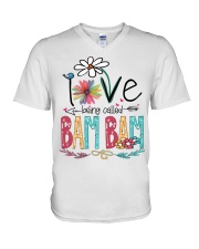 Love being called Bam Bam Art V-Neck T-Shirt tile