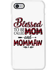 Blessed to be called mom mommaw Red Phone Case tile