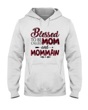 Blessed to be called mom mommaw Red Hooded Sweatshirt tile