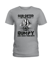 God Gifted Dad and BUMPY Ladies T-Shirt tile