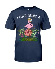 I love being a ABIMINGO Classic T-Shirt front