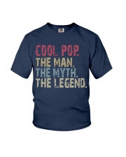 Cool Pop The Man The Myth The Legend Youth T-Shirt tile