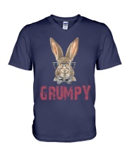 Grumpy Bunny V-Neck T-Shirt tile