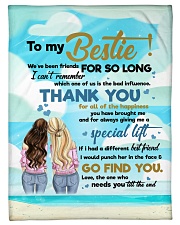 Family To My Bestie We've Been Friends Small Fleece Blanket - 30" x 40" front