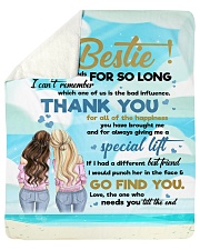 Family To My Bestie We've Been Friends Sherpa Fleece Blanket - 50" x 60" thumbnail