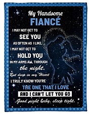 Family My Handsome Fiance Hold You Small Fleece Blanket - 30" x 40" front