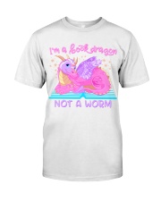 Book Dragon - Julia Mills Author EXCLUSIVE Premium Fit Mens Tee tile