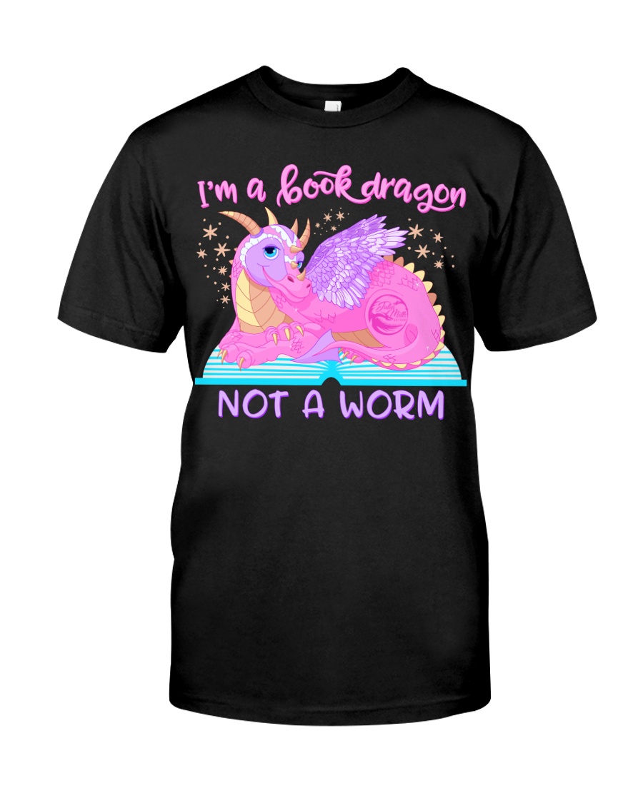 I'M A BOOK DRAGON Julia Mills Author Exclusive Classic T-Shirt