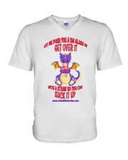 SUCK IT UP V-Neck T-Shirt thumbnail