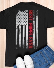 Best Poppi Ever American USA flag Classic T-Shirt apparel-classic-tshirt-lifestyle-back-155