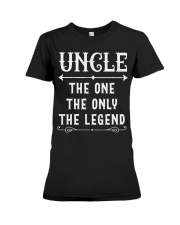 Uncle The One The Only The Legend Premium Fit Ladies Tee tile