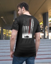 Fishing Pole Patriotic Fisherman American Flag Classic T-Shirt apparel-classic-tshirt-lifestyle-back-48