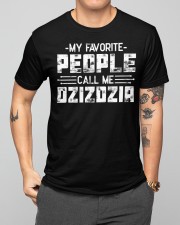 My Favorite People Call Me Dzizdzia Classic T-Shirt apparel-classic-tshirt-lifestyle-front-164