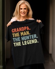 Retro Grandpa The Man Duck Deer Hunter Legend Classic T-Shirt apparel-classic-tshirt-lifestyle-front-118