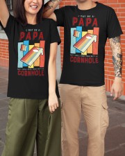 Funny Cornhole Player for Papa Classic T-Shirt apparel-classic-tshirt-lifestyle-front-149