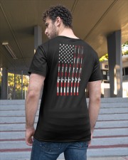 Fishing Pole American USA Flag Patriotic Fishing Classic T-Shirt apparel-classic-tshirt-lifestyle-back-48