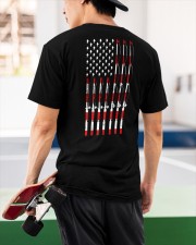 Fishing Pole American USA Flag Patriotic Fishing Classic T-Shirt apparel-classic-tshirt-lifestyle-back-68