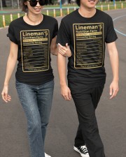 Funny Lineman Nutrition Facts Classic T-Shirt apparel-classic-tshirt-lifestyle-front-142