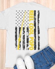 Reel Cool Popo American Flag Fishing Fisherman Classic T-Shirt apparel-classic-tshirt-lifestyle-back-155