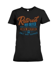 Retired Bus Driver like Regular Bus Driver Premium Fit Ladies Tee tile