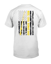 Reel Cool Bonus Dad American Flag Fishing Premium Fit Mens Tee tile