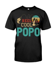Retro Fishing Reel Cool Popo Classic T-Shirt front