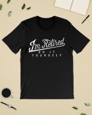 Funny I'm Retired Do It Yourself Classic T-Shirt lifestyle-mens-crewneck-front-19