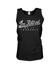 Funny I'm Retired Do It Yourself Unisex Tank tile