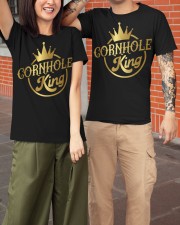Cornhole King Retro Dadhole Classic T-Shirt apparel-classic-tshirt-lifestyle-front-149