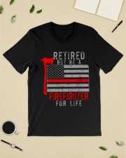 Retired But Be A Firefighter For Life Classic T-Shirt lifestyle-mens-crewneck-front-19