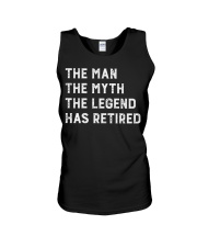 The Man The Myth The Legend Has Retired Unisex Tank tile