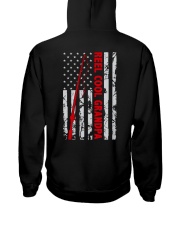 Reel Cool Grandpa American Flag Fishing Fisherman Hooded Sweatshirt tile