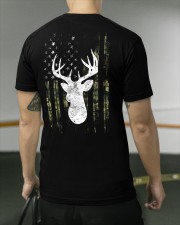 Whitetail Buck Deer Hunting American Camouflage Classic T-Shirt apparel-classic-tshirt-lifestyle-back-104