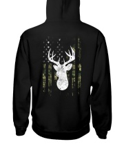 Whitetail Buck Deer Hunting American Camouflage Hooded Sweatshirt tile