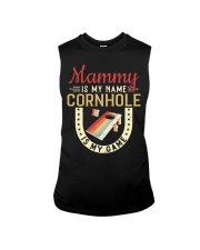 Mammy is my name cornhole is my game Sleeveless Tee tile