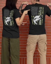 Fishing Camouflage USA Flag for Bass Fisherman Classic T-Shirt apparel-classic-tshirt-lifestyle-back-146