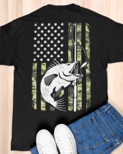 Fishing Camouflage USA Flag for Bass Fisherman Classic T-Shirt apparel-classic-tshirt-lifestyle-back-155