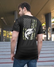 Fishing Camouflage USA Flag for Bass Fisherman Classic T-Shirt apparel-classic-tshirt-lifestyle-back-48