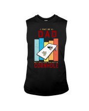 Funny Cornhole Player for Dad Sleeveless Tee tile