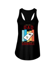 Funny Cornhole Player for Dad Ladies Flowy Tank tile