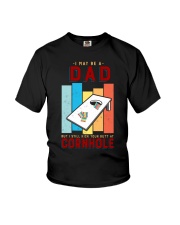 Funny Cornhole Player for Dad Youth T-Shirt tile
