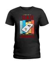 Funny Cornhole Player for Dad Ladies T-Shirt tile