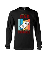 Funny Cornhole Player for Dad Long Sleeve Tee tile