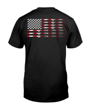 Fishing Fly Rod American Flag Firsherman Premium Fit Mens Tee tile