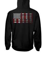 Fishing Fly Rod American Flag Firsherman Hooded Sweatshirt tile